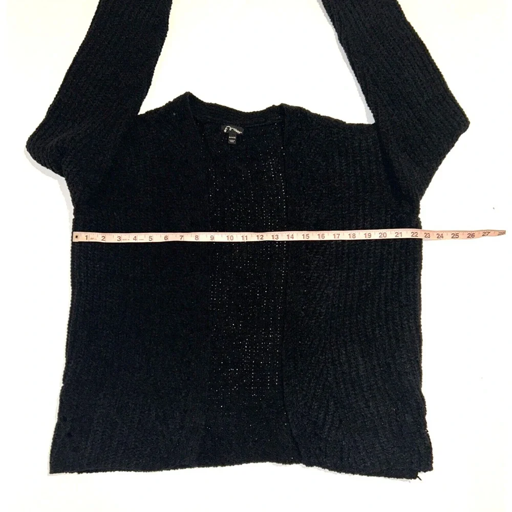 Art Class Girl Long Sleeve Side Tie Rayon T-Shirt Black Size XL (14/16) NEW